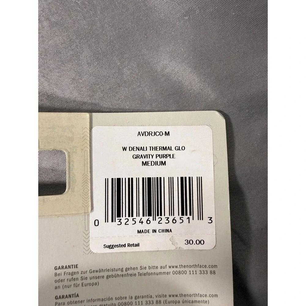 The North Face Denali Thermal Gloves Gravity Purple Women Medium AVDRJCO-M